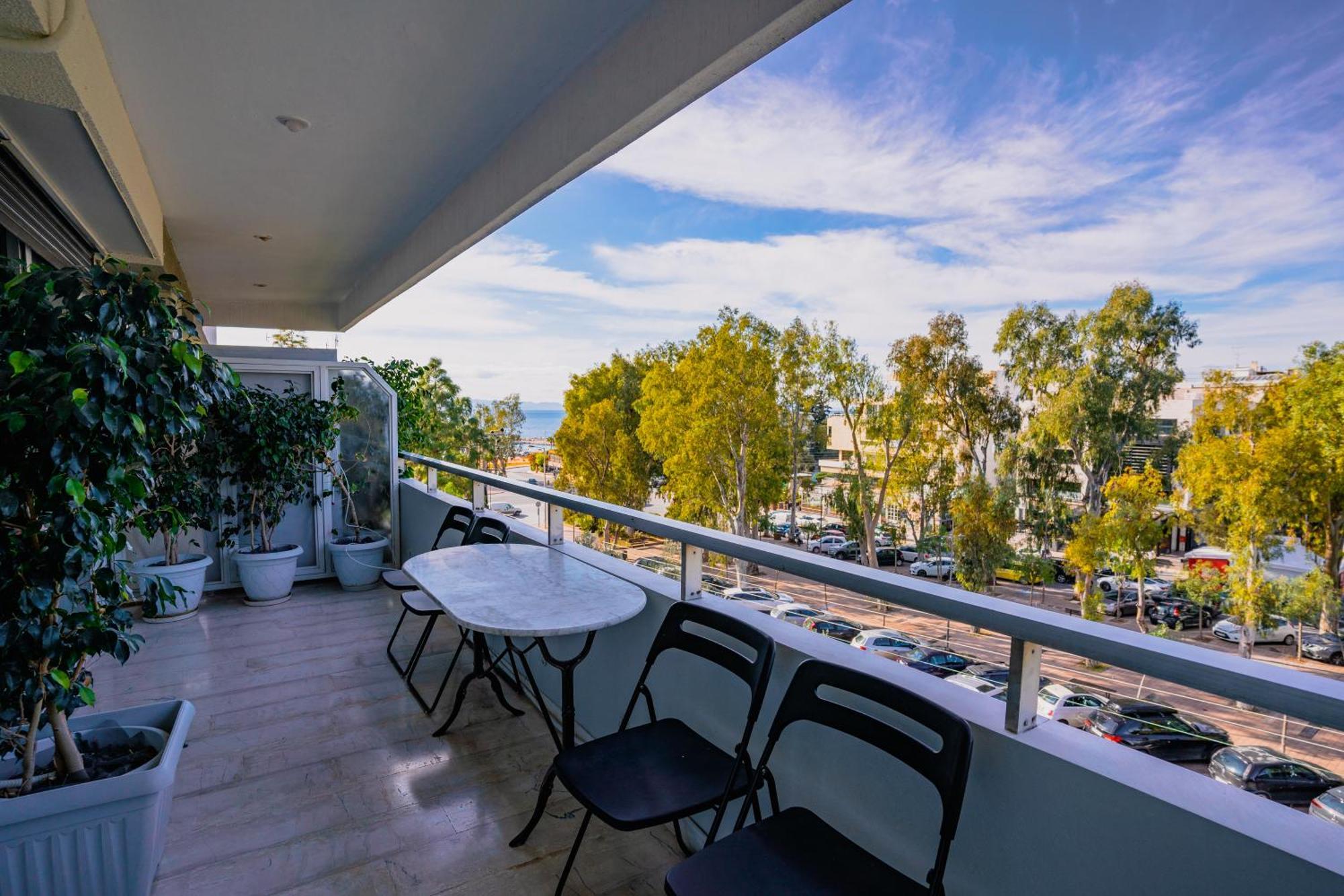 Apartamento Glyfada Center Sea View Apt Atenas Exterior foto